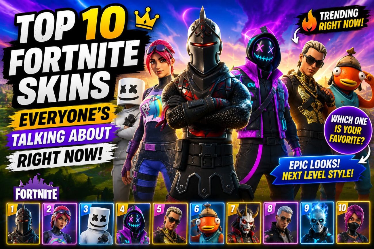 Top 10 Fortnite Skins Everyone's Talking About Right Now