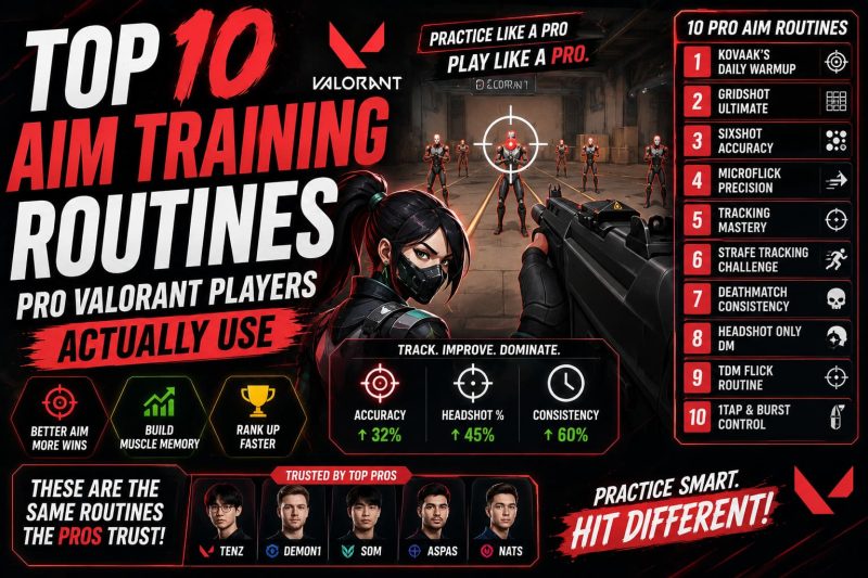 Top 10 Aim Training Routines Pro Valorant Players Actually Use